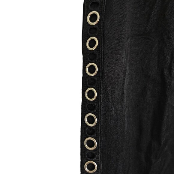 Kooples x Sport Grommet Black Pants 8 or L - Picture 7 of 11